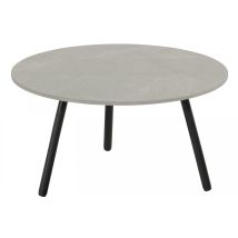 Monaco Beistelltisch R60cm X H30cm Schwarz - Hartman