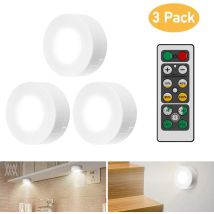 Iluminación Led Para Armario Con Control Remoto, Iluminación Para Armario, 3 Piezas, Iluminación Para Armario, Luz Nocturna Led, Iluminación Para 