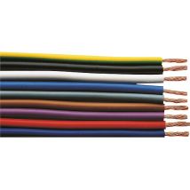 Isolierte Starkstromleitung H07v-k Flexibel, 1 X 4 Mm² Braun - Rolle 100 M