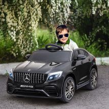 Macchina Elettrica Per Bambini 12v Mercedes-benz Amg Glc63s Coupe, Auto Elettrica Per Bambini 3-5 Anni, Velocità 3-5km/h, Con Cintura Di Sicurezza, 
