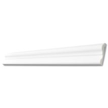 Decosa - Flachprofil F70, Weiß, 70 Mm, Länge: 2 M - 10 Stück