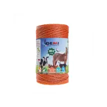 Gemi Elettronica - Fil De Cloture Electrique 500 Mt - 4 Mm² Moutons, Porcs, Bovins, Poulets Et Petits Animaux