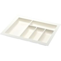 Agoform - Besteckeinsatz Classico Kürzbar 440x540x50,5mm, Kunststoff Weiß