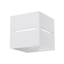 LEDKIA – Lobo Wall Lamp – White – Aluminium – 10/12/10 cm – G9 Max 8W – IP20