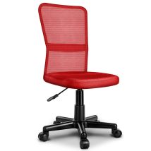 Silla De Oficina Escritorio Giratoria, Disponible En 7 Variantes De Colores, Con Ruedas Para Suelos Duros, Regulable En Altura De Forma Continua, 