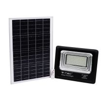V-tac Vt-300w 300w Led Solarscheinwerfer Mit Ir-fernbedienung Neutralweiß 4000k Schwarzer Körper Ip65 - 8578