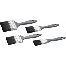 Set di pennelli COLOR EXPERT – 4 pezzi – Peli neri 30/40/50/70mm – Adatti a tutti i supporti e pitture