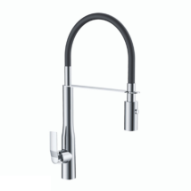 Paini France - Paini Addict Mezclador De Cocina Caño Alto Cromado Extraíble