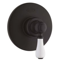 Jacuzzi – Miscelatore incasso doccia Tosca Yo in ottone nero opaco – Ø116 mm, 1 uscita – Rubinetto monocomando