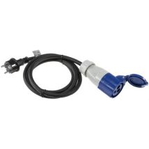 Cee-adapter 23362, 1,50 M, Cee Auf Schutzkontaktstecker - Chilitec