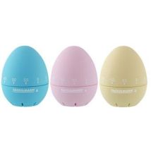 Zenker Kurzzeitwecker Eiform – Küchenutensil mit Soft-Touch-Oberfläche – 60 Minuten – Pastellfarben