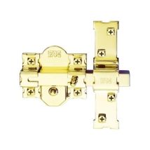 Fac - Cerrojo Sobreponer 80mm 301-rp Dorado Bombillo 50mm