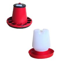 Comedero Pack 1,5 Kg + Trinker 1 L Fщr Hщhner Und Geflщgel