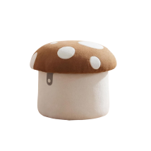 Wahson Tabourets Pour Enfants En Chenille, Doux Tabouret De Rangement Mignon En Forme De Champignon, Chaise Enfant Sécurisée Pour Chambre Et Salon, 