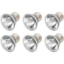 25w E27 Ampou Tortoise Heating Lamp, Uva Uvb Ampou Repti Heating Ampou Lamp, For Reptis Lizard Turtle Aquarium (pack Of 6)