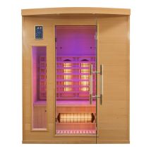 France Sauna - Infrarotsauna 3-sitzer Apollon 153 X 128 X 190 Cm Infrarotkabine