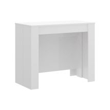 Dekit - Consolle Tavolo Allungabile 10 Coperti 4 Prolunghe - Colore Bianco - Onega