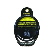 Antifurto Per Bici Con Combinazione - Ø Mm.8x65 Cm. - 5 Bl