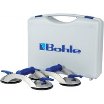 Set di 2 Tazze di Aspirazione S BL 2.0 – Ventose in Gomma – Utensili professionali per sollevamento oggetti pesanti