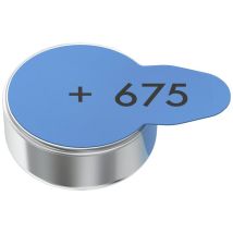 Batteria A Bottone Za 675 1.4 V 6 Pz. Zinco-aria Hearing Aid Batteries 675 Bli 6 - Varta