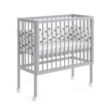 Vitalispa - Beistellbett Sophie, Grau, 94 X 90 Cm 2 Seitenschienen
