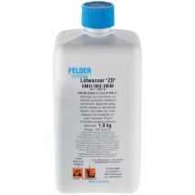 Felder – Fluido saldante per brasatura morbida – 1 kg – Zinco, titanio, lamiera di acciaio zincata