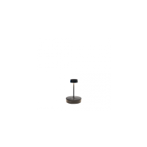 Lampe De Table Led Rechargeable Et Dimmable Zafferano Swap Mini Pro Noire - 2200-2700-3000k 2w Aluminium Ip65
