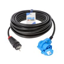 Kalle Adapterkabel Schuko 1,5 Mm² Auf Cee 230v Winkel Ip44 10 Meter
