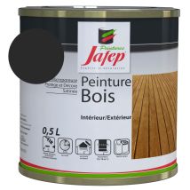 Pittura legno grigio antracite 0,5 L – Vernice per legno – Jafep