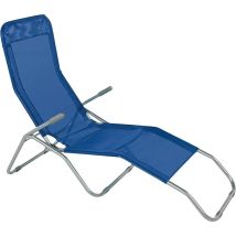 Garden Friend Formentera Kippbarer Liegestuhl 57x140x96h Cm Blau