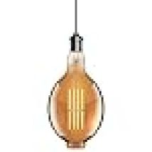 Luxram 703372083 Classic Decoled Gls A160/m E27 Dimmerabile 230v 8w Warmwhite 1800k, Gold Finish, 5yrs Warranty