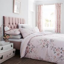 Bianca - Catherine Lansfield Canterbury Easy Care Single Duvet Set Blush