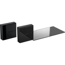 Meliconi Ghost Cube Shelf Schwarz Modulare Wandregal
