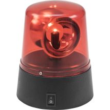 LED Polizeilicht Rot – kompakte Rundumleuchte mit 360°-Reflektor – USB-Betrieb oder Batteriebetrieb – Ein/Aus-Schalter