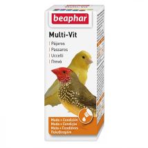 Nourriture complémentaire pour oiseaux – Multi vitamines 20 ml – Ingrédients – BEAPHAR