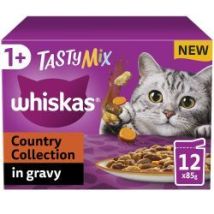 Whiskas - 1+ Country Collection Mix Adult Wet Cat Food Pouch I - 85g - 811924