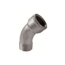 Curva Lunga Mf 45 ° Zincata- 3- Atusa- Pezzi 1