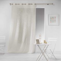 L3c - Douceur D'Intérieur Haltona Pannello A Occhielli, Poliestere, Naturale, 280 X 140 Cm