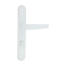 Manija De Puerta De Aluminio Epoxi Blanco Avoriaz Cierre - Dt2000