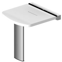 Akw - Asiento Compacto Plegable Onyx Blanco - 02802wh-ls