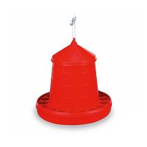 Tolva de plástico para aves 4 kg – Accesorio alimentador con tapa cónica – Diseño anti-desperdicio – 295 x 310 mm