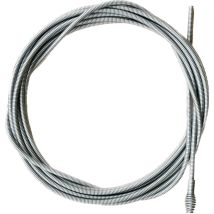 Asta Di Pulizia Per Tubi L.7,5 M, Diametro Onda 8 Mm, Spirale Diametro 8 Mm, Ganascia Diametro 18 Mm