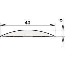 Athmer - Soglia Alluminio 090 3-111 L.965mm Alluminio.argento Anod.