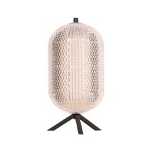 Tischlampe - Geripu - Silber Schwarz - Kunststoff - Mexlite