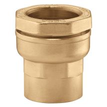 Caleffi 860420 - Straight Brass External Clamp Fitting 1/2"f - Ø20 - Deca