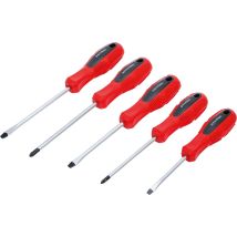 Kreuzschlitzschraubendreher-Set 5-teilig – Chrom-Vanadium-Stahl – rutschfeste Griffe – für präzises Arbeiten