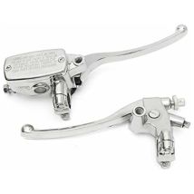 Leva Frizione Cilindro Freno Idraulico Moto 22mm Cromata