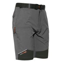 Issaline 8836b-080 Extrem Hellgraue Arbeits-bermudashorts Schwarzen Einsätzen L