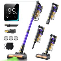 Laresar - X11 Aspirapolvere Senza Fili, 75kpa/650w, 60 Minuti, Capacità 2 Litri, Led Verde, Touch Screen, Per Peli Di Animali/moquette/pavimenti Duri