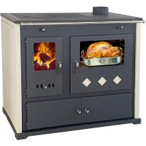 Cucina Stufa A Legna Con Forno Ghisa Top - Praktic Lux Eco - 9.5 Kw